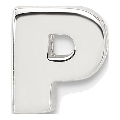 Sterling Silver Letter P Charm