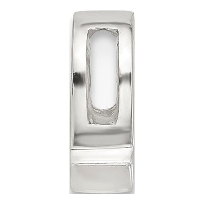 Sterling Silver Letter Q Charm – view 3