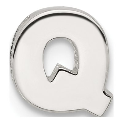 Sterling Silver Letter Q Charm