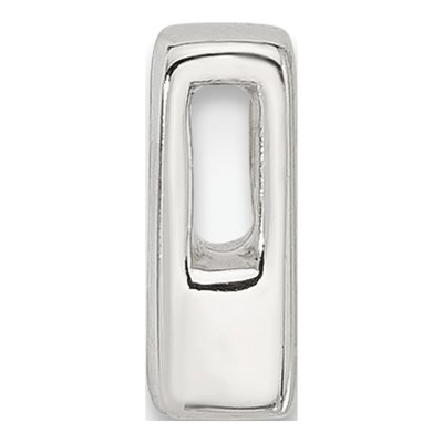 Sterling Silver Letter R Charm – view 3
