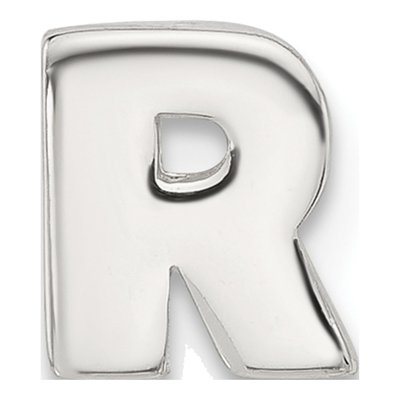 Sterling Silver Letter R Charm