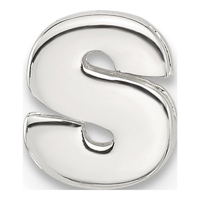 Sterling Silver Letter S Charm