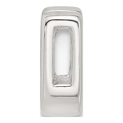 Sterling Silver Letter U Charm – view 3
