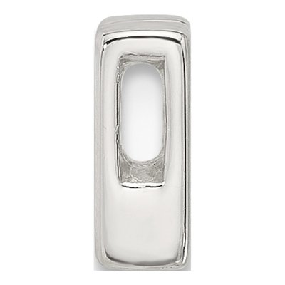 Sterling Silver Letter W Charm – view 3