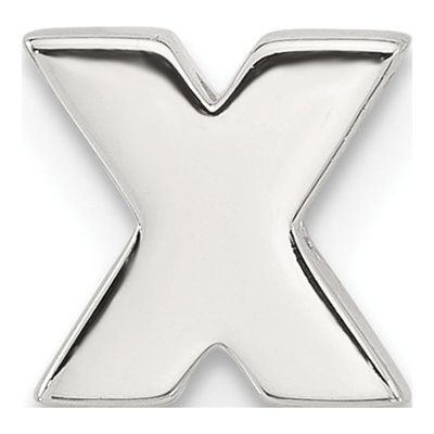 Sterling Silver Letter X Charm