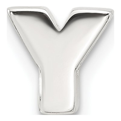 Sterling Silver Letter Y Charm