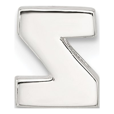 Sterling Silver Letter Z Charm – view 4
