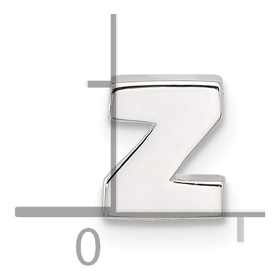 Sterling Silver Letter Z Charm – view 5