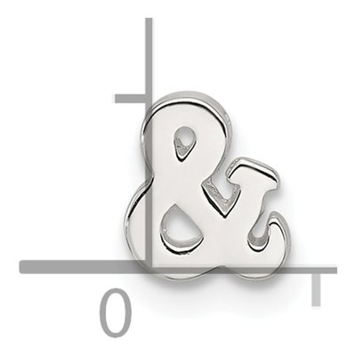 Sterling Silver Ampersand Charm – view 5