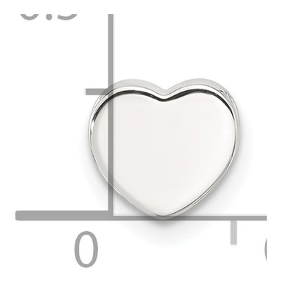 Sterling Silver Heart Charm – view 5