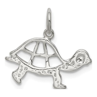 Sterling Silver Turtle Pendant – view 5