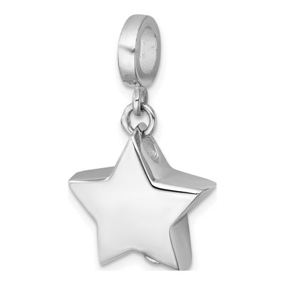 Sterling Silver Star Ash Holder Pendant – view 5