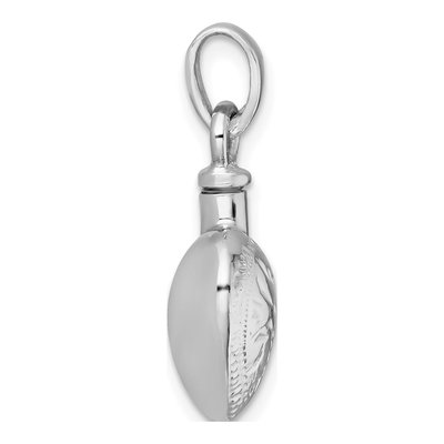 Sterling Silver Heart Ash Holder Memorial Pendant – view 3