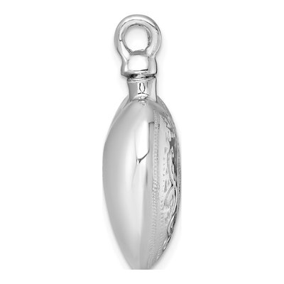Sterling Silver Heart Ash Holder Memorial Pendant – view 3
