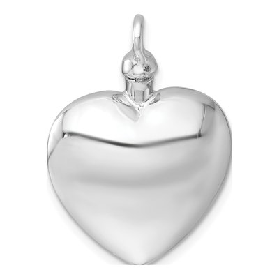Sterling Silver Heart Ash Holder Memorial Pendant – view 4