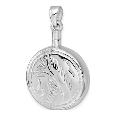 Sterling Silver Ash Holder Pendant – view 5