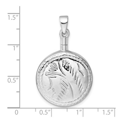 Sterling Silver Ash Holder Pendant – view 6