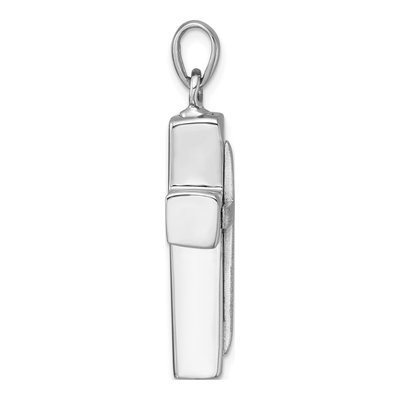 Sterling Silver Latin Cross Ash Holder Pendant – view 3