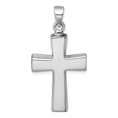 Sterling Silver Latin Cross Ash Holder Pendant – view 4