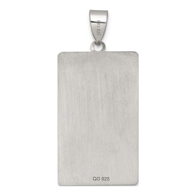 Sterling Silver Fool Tarot Card Pendant – view 4