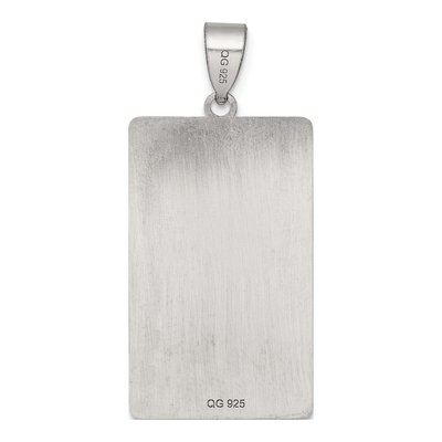 Sterling Silver Hierophant Tarot Card Pendant – view 4