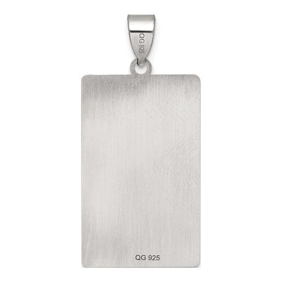 Sterling Silver Lovers Tarot Card Pendant – view 4