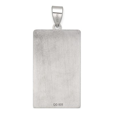 Sterling Silver Chariot Tarot Card Pendant – view 4