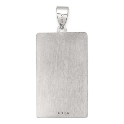Sterling Silver Strength Tarot Card Pendant – view 4