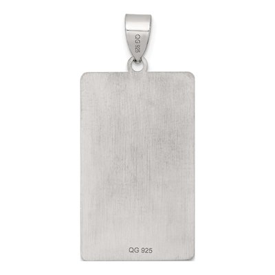 Sterling Silver Hermit Tarot Card Pendant – view 4
