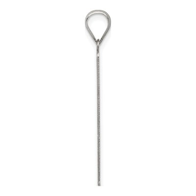 Sterling Silver Hanged Man Tarot Card Pendant – view 3