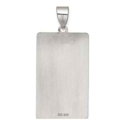 Sterling Silver Hanged Man Tarot Card Pendant – view 4