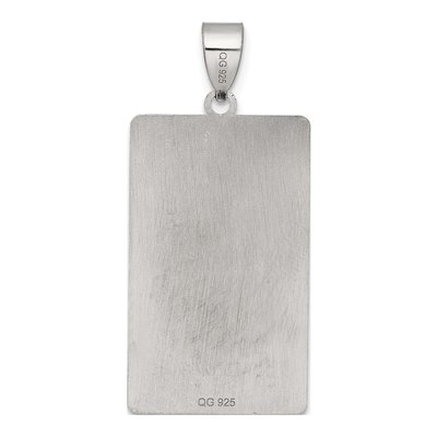Sterling Silver Death Tarot Card Pendant – view 4