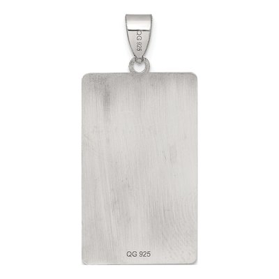 Sterling Silver Tower Tarot Card Pendant – view 4