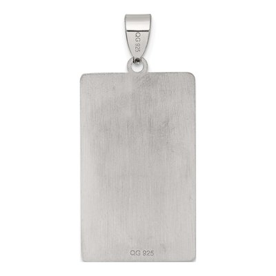 Sterling Silver Moon Tarot Card Pendant – view 4