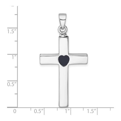 Sterling Silver Cross Ash Holder Pendant – view 5