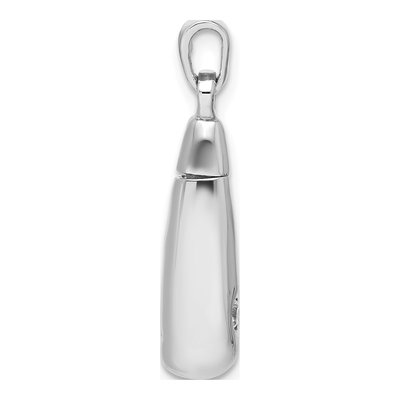 Sterling Silver CZ Ash Holder Memorial Pendant – view 3