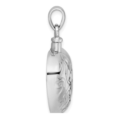 Sterling Silver Always My Heart Ash Holder Pendant – view 3
