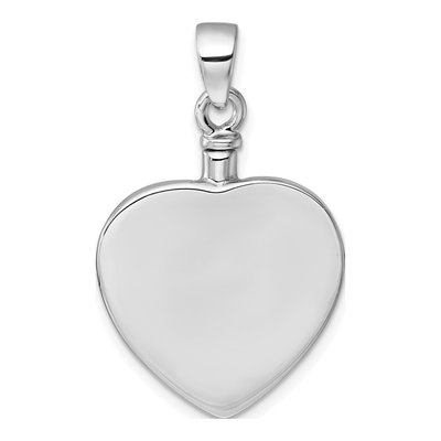 Sterling Silver Always My Heart Ash Holder Pendant – view 4