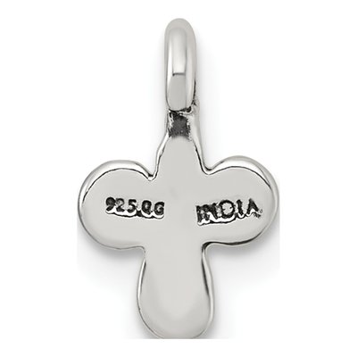 Sterling Silver Antiqued Fancy Charm – view 4