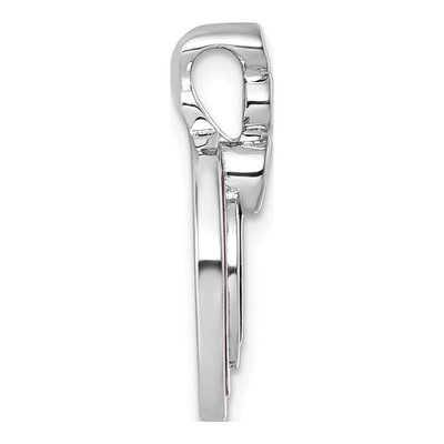 Sterling Silver CZ Pendant – view 3