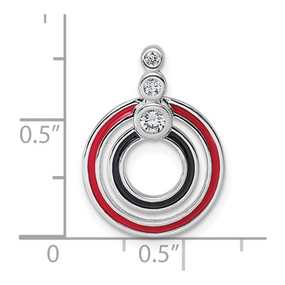 Sterling Silver CZ Pendant – view 5
