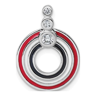 Sterling Silver CZ Pendant