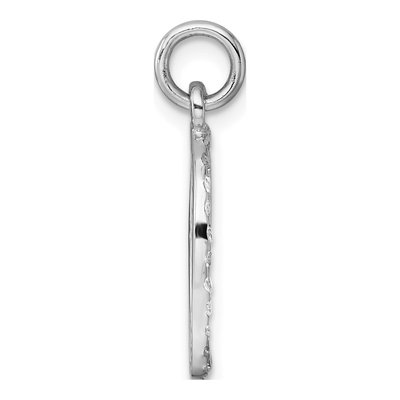 Sterling Silver CZ Oval Pendant – view 3