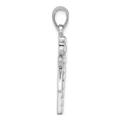 Sterling Silver Abalone Dragonfly Pendant – view 2