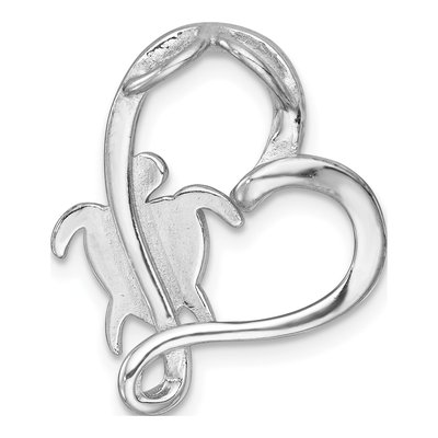 Sterling Silver Lab-Created Opal Turtle Slide Pendant – view 4