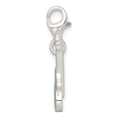 Sterling Silver CZ Guitar Charm – view 3