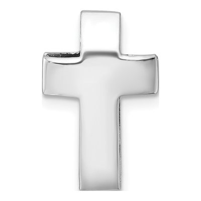 Sterling Silver 3D Latin Cross Slide Pendant – view 4