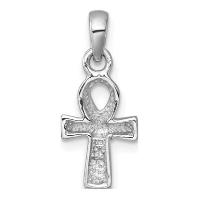 Sterling Silver Small Ankh Cross Pendant – view 4