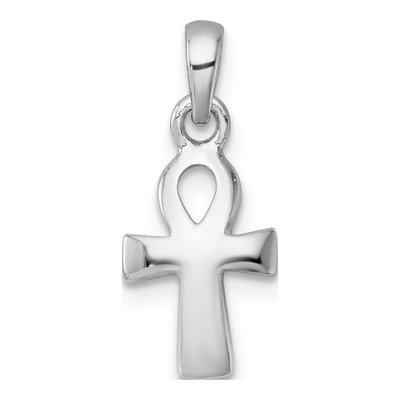 Sterling Silver Small Ankh Cross Pendant