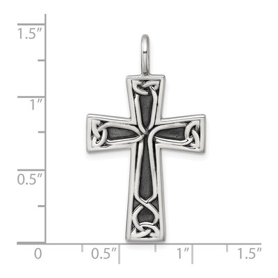 Sterling Silver Celtic Knot Cross Pendant – view 5
